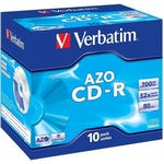 Verbatim CD-R 700MB 52x, AZO, plastová krabička, 10ks